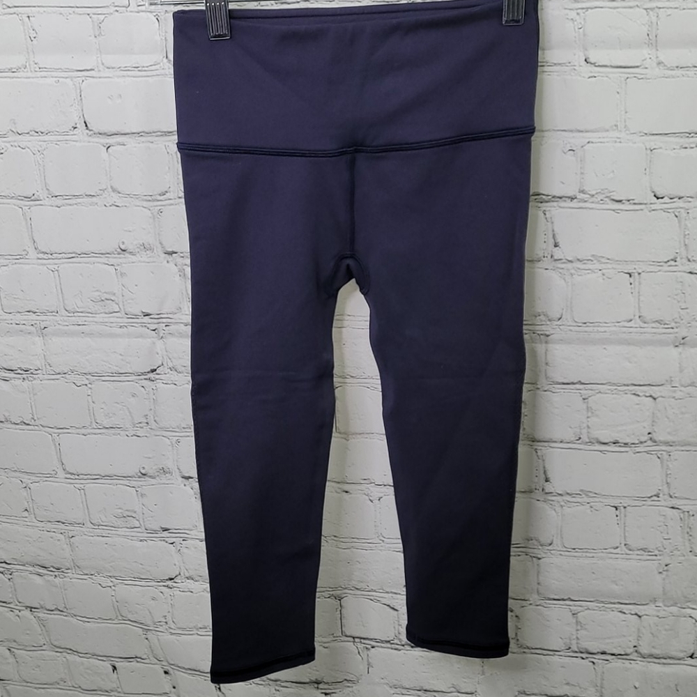 Lululemon crop leggings Navy